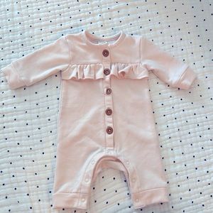 Pretty pink newborn onesie (the prettiest soft pink)